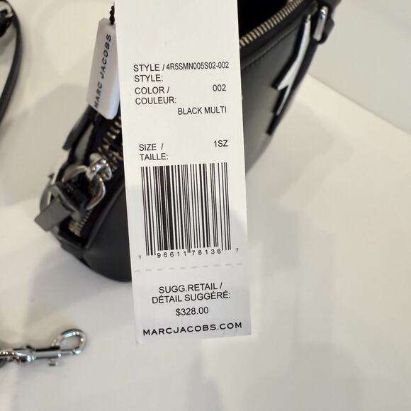 Marc Jacobs Mini Dome Tote Crossbody 4R5SMN005S02 Black - Picture 7 of 16